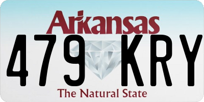 AR license plate 479KRY