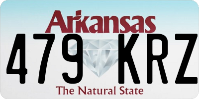 AR license plate 479KRZ
