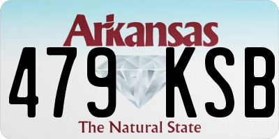 AR license plate 479KSB