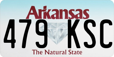 AR license plate 479KSC