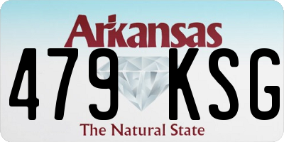 AR license plate 479KSG