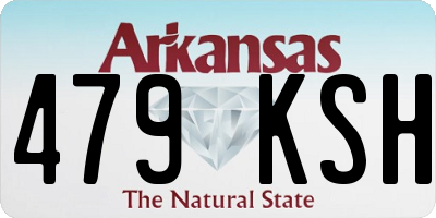 AR license plate 479KSH