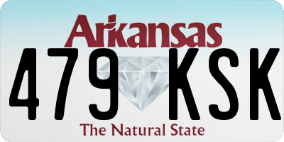 AR license plate 479KSK