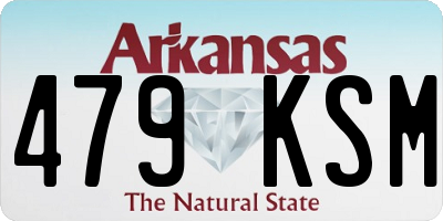 AR license plate 479KSM