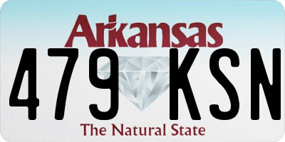 AR license plate 479KSN