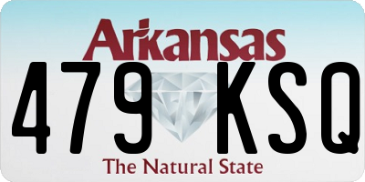 AR license plate 479KSQ