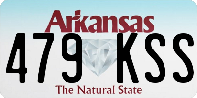 AR license plate 479KSS