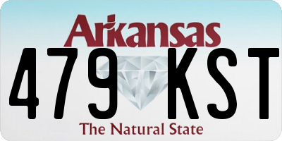 AR license plate 479KST