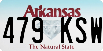 AR license plate 479KSW