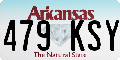 AR license plate 479KSY