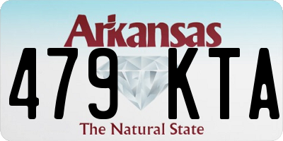 AR license plate 479KTA