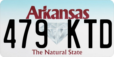 AR license plate 479KTD