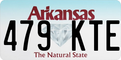AR license plate 479KTE