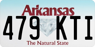 AR license plate 479KTI