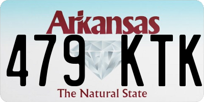 AR license plate 479KTK