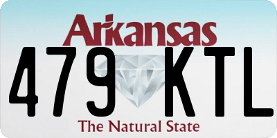 AR license plate 479KTL