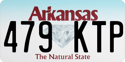 AR license plate 479KTP