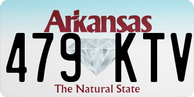 AR license plate 479KTV