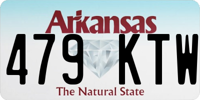 AR license plate 479KTW