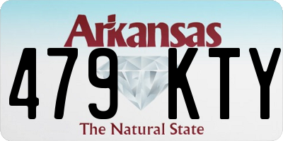 AR license plate 479KTY