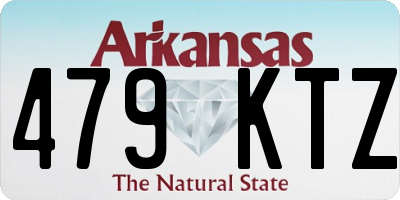 AR license plate 479KTZ
