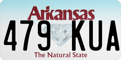 AR license plate 479KUA