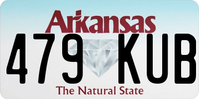 AR license plate 479KUB
