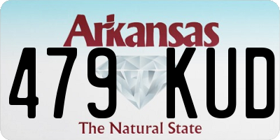 AR license plate 479KUD