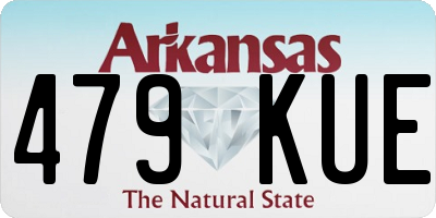 AR license plate 479KUE