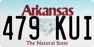 AR license plate 479KUI