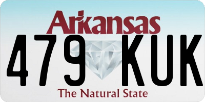 AR license plate 479KUK