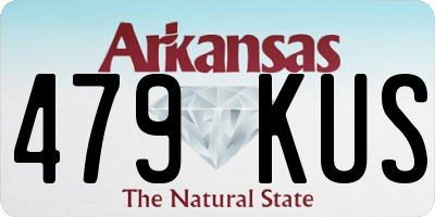 AR license plate 479KUS
