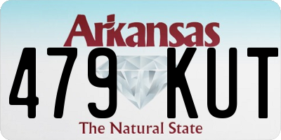 AR license plate 479KUT