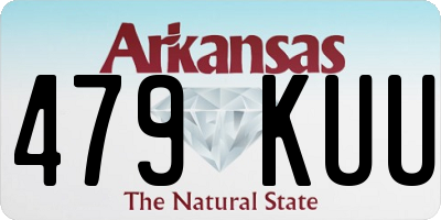 AR license plate 479KUU