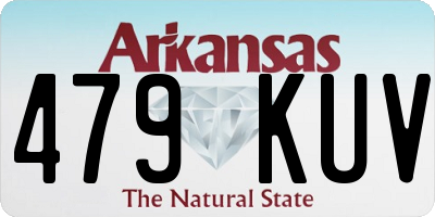 AR license plate 479KUV