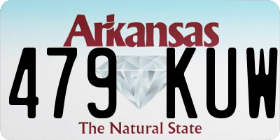 AR license plate 479KUW
