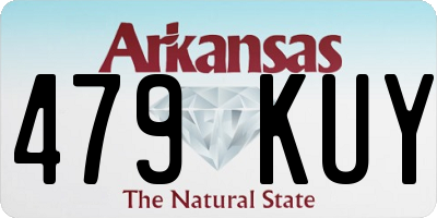 AR license plate 479KUY