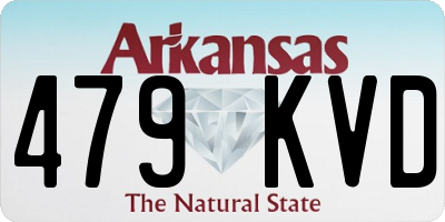 AR license plate 479KVD