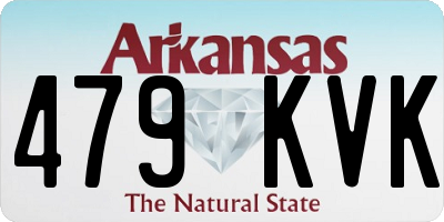 AR license plate 479KVK