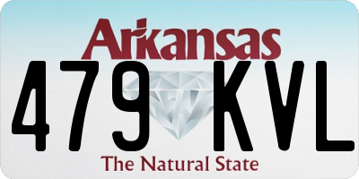 AR license plate 479KVL