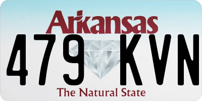 AR license plate 479KVN