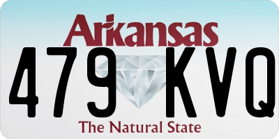 AR license plate 479KVQ