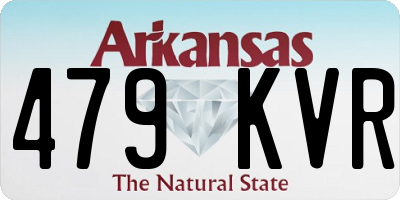 AR license plate 479KVR