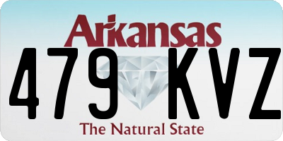 AR license plate 479KVZ
