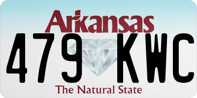 AR license plate 479KWC