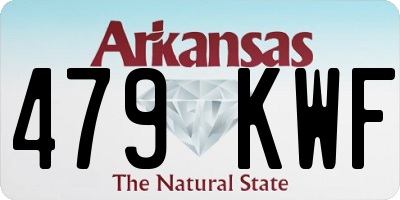 AR license plate 479KWF