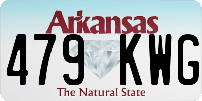 AR license plate 479KWG