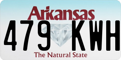 AR license plate 479KWH