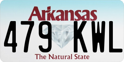 AR license plate 479KWL