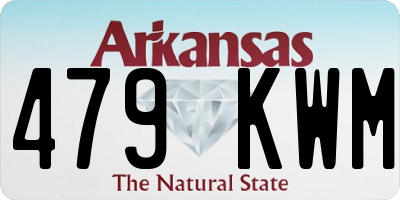 AR license plate 479KWM